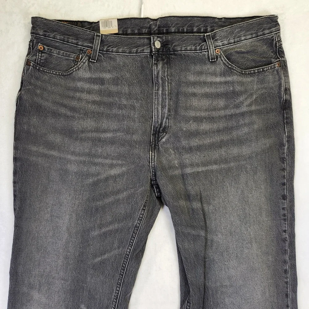 Levis 541 Mens Athletic‎ Taper Stretch Jeans Faded Black 42x32 18181-0301